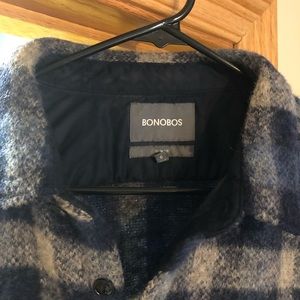 Bonobos flannel wool button down